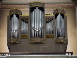 Berlin, Dom (Orgel in der Tauf- und Traukirche), Prospekt.JPG