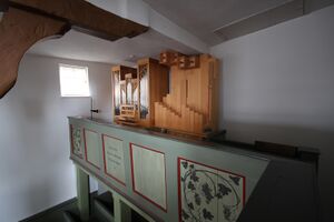 Grünberg-Reinhardshain, ev Kirche, Orgel, Prospekt 1.JPG
