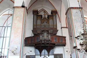 Lübeck, St Jakobi, Kleine Orgel, Prospekt 2.JPG