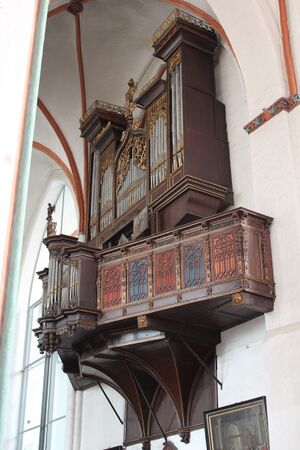Lübeck, St Jakobi, Kleine Orgel, Prospekt 5.JPG
