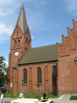 Rostock-Warnemünde, Ev. Kirche, Ansicht.JPG