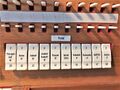 Register Pedalwerk (Spieltisch 1971)