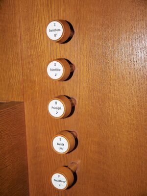 Ahrensfelde, Dorfkirche, Register.JPG