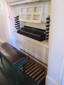 Altenberg-Lauenstein, Stadtkirche, Spieltisch.JPG