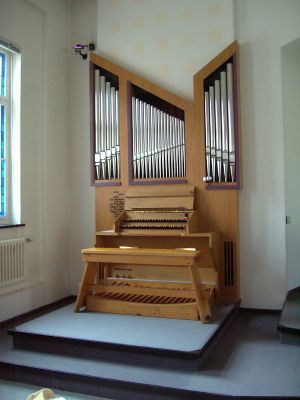 Apolda, Neuapostolische Kirche, Prospekt.JPG