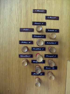 Apolda, Neuapostolische Kirche, Register.JPG