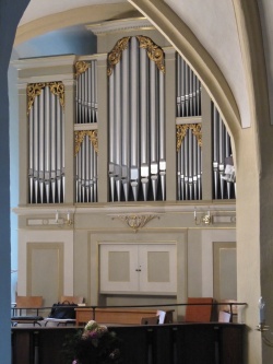 Bannewitz-Possendorf, Dorfkirche, Prospekt.JPG