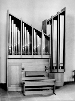 Basel St Clara Chororgel Prospekt.JPG