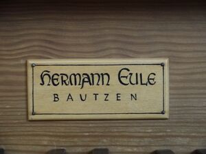 Berlin, Pfingstkirche (Chororgel) Firmenschild.JPG