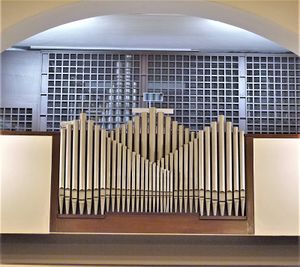 Berlin-Adlershof, Christus König, Prospektneu.JPG