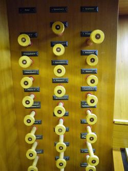 Berlin-Biesdorf, Dorfkirche, Register.JPG