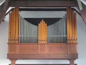 Berlin-Bohnsdorf, Paul-Gerhardt-Gemeindeheim, Prospekt.JPG