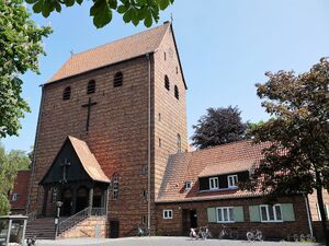 Berlin-Frohnau, Johanneskirche, Kirche.JPG