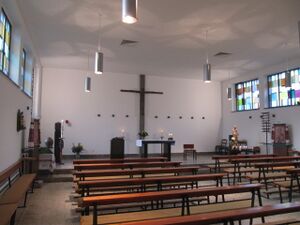 Berlin-Johannisthal, St.Johannes Evangelist, Innenraum.JPG