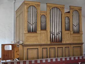 Berlin-Karow, Dorfkirche, Prospekt.JPG