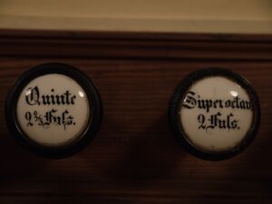 Berlin-Kladow, Dorfkirche, Register.JPG