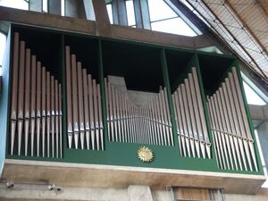 Berlin-Neukölln, Dreieinigkeitskirche, Prospekt.JPG