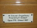 Berlin-Niederschöneweide, Friedenskirche, Firmenschild.JPG
