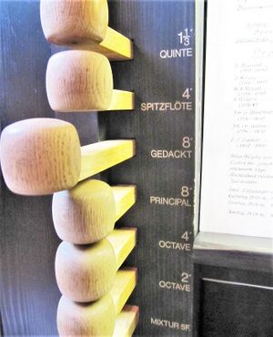 Berlin-Reinickendorf, Apostel-Johannes-Kirche (Hauptorgel), Registerneu.JPG