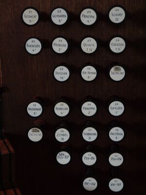 Berlin-Schöneberg, Paul-Gerhardt-Kirche, Register.JPG