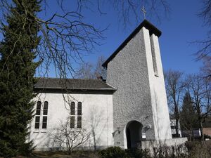 Berlin-Steglitz, St. Johannes Evangelist, Kirche.JPG