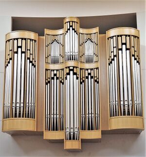 Berlin-Wartenberg, Evangelische Kirche, Prospektneu.JPG