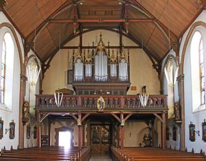Biesingen, St.Anna, Steinmeyer-Orgel, Empore.jpg