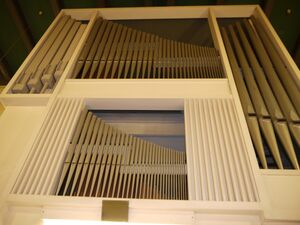 Birkenwerder, Ev. Kirche, Prospekt.JPG