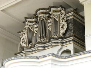 Blankenburg (Harz), Klosterkirche Michaelstein, Prospekt.JPG