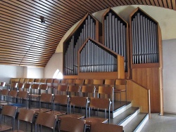 Blieskastel, Klosterkirche Zur Schmerzhaften Mutter Gottes, Orgelprospekt 01.JPG