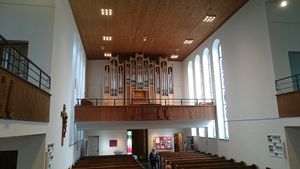 Brühl, Christuskirche, Orgel vom Kirchraum2.jpeg