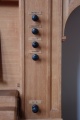 Brugg AG, evref Kirche, Chororgel, Orgel, Register 2.JPG
