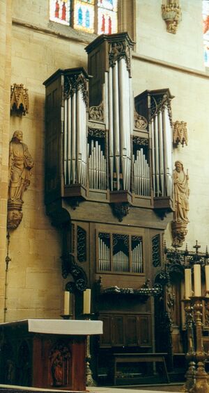 Colmar, Collegiale Saint-Martin, Chororgel, Prospekt.jpg
