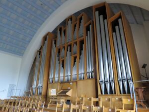 Darmstadt, Pauluskirche, seitliche Ansicht.JPG