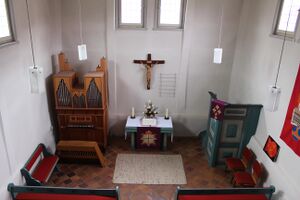 Dautphetal-Elmshausen, Kirche, Innenraum.JPG