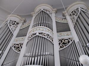 Drebach, Evangelisch-Lutherische Kirche, Prospekt.JPG