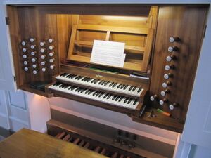 Drebach, Evangelisch-Lutherische Kirche, Spieltisch.JPG