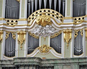 Dresden, Dom und Hofkirche Sanctissimae Trinitatis (Hauptorgel), Brustwerkneu.JPG