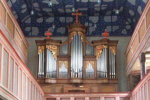 Ebsdorfergrund-Ebsdorf, ev Kirche, Orgel, Prospekt 1.JPG