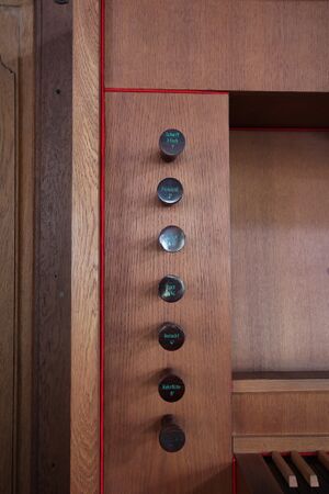 Ebsdorfergrund-Ebsdorf, ev Kirche, Orgel, Register 1.JPG