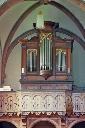 Ebsdorfergrund-Rauischholzhausen, evangelische Kirche, Orgel.jpg