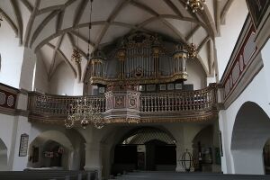 Finsterwalde, St.Trinitatis, Prospekt.JPG