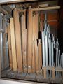 Friedland-Groß Muckrow, Dorfkirche, Orgelpfeifen.JPG