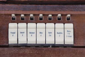 Giessen, ev Pankratiuskapelle, Register 1.JPG