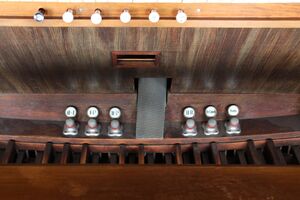 Giessen, ev Pankratiuskapelle, Register 5.JPG