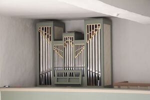 Grünberg-Beltershain, ev Kirche, Orgel, Prospekt 1.JPG