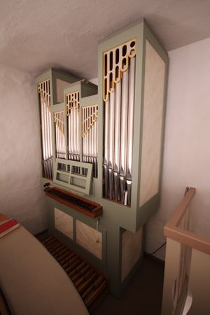 Grünberg-Beltershain, ev Kirche, Orgel, Prospekt 3.JPG