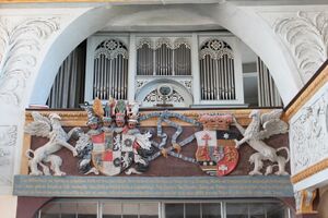 Greifenstein (Hessen), evangelische Schlosskirche, Orgel.jpg