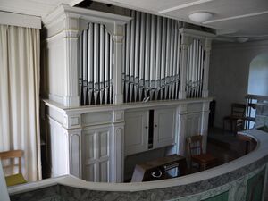 Großröhrsdorf-Kleinröhrsdorf, Dorfkirche, Prospekt.JPG