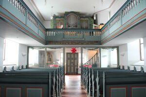 Hüttenberg, ev Kirche Hochelheim, Orgel, Innenraum 1.JPG